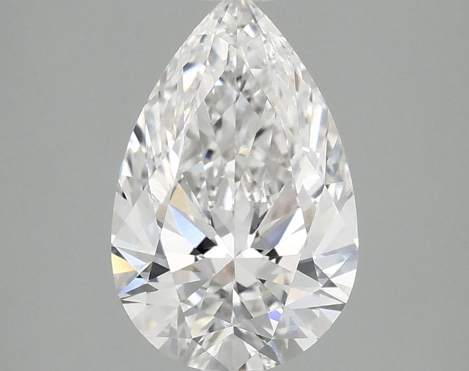 2.1 Carat Pear Shaped Ideal Cut VVS2 IGI Certified Lab Grown Diamond
