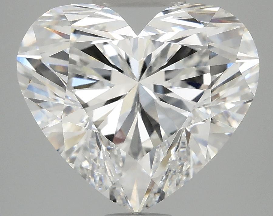 5.08 Carat Heart Shaped Ideal Cut VVS2 IGI Certified Lab Grown Diamond