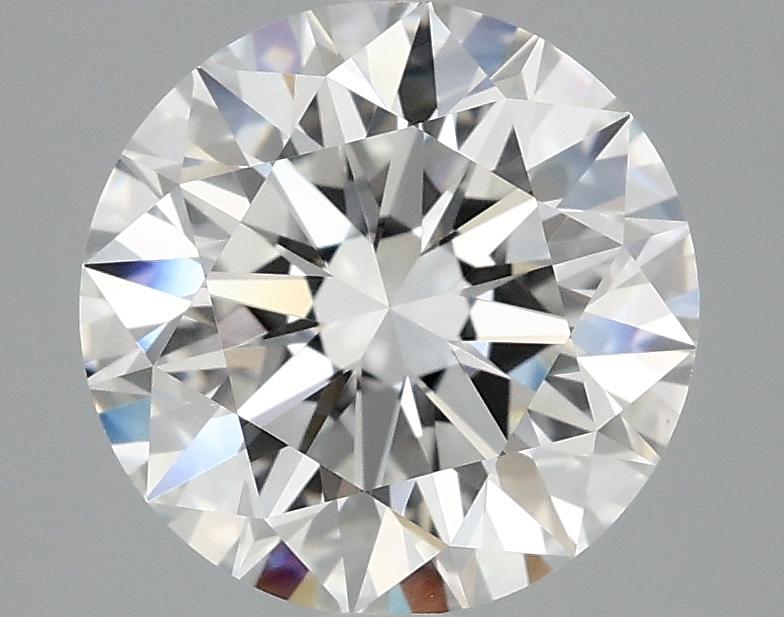 3.08 Carat Round Shaped Excellent Cut VVS2 IGI Certified Lab Grown Diamond
