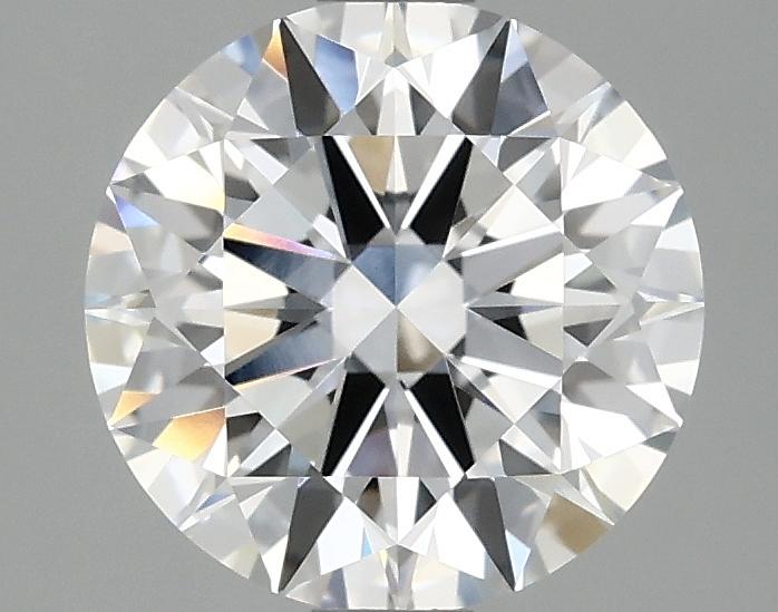 2.08 Carat Round Shaped Ideal Cut VVS2 IGI Certified Lab Grown Diamond