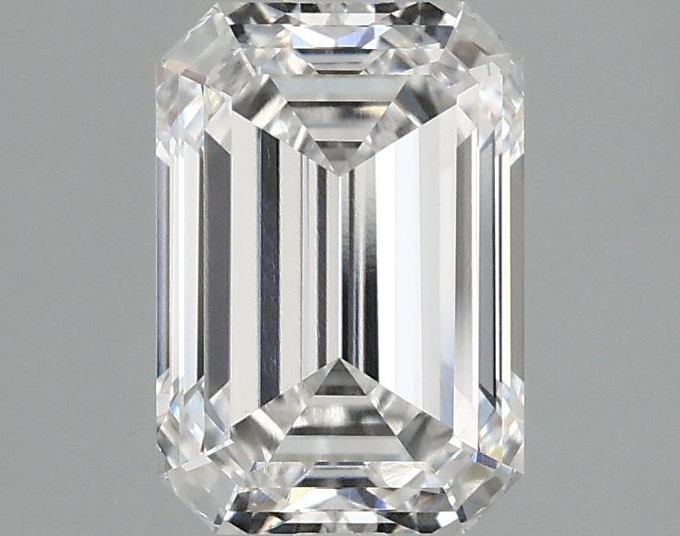 2.1 Carat Emerald Shaped Ideal Cut VVS2 IGI Certified Lab Grown Diamond