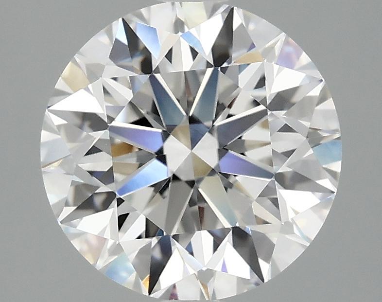 3.09 Carat Round Shaped Excellent Cut VVS2 IGI Certified Lab Grown Diamond