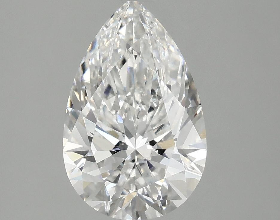 2.1 Carat Pear Shaped Ideal Cut VVS2 IGI Certified Lab Grown Diamond
