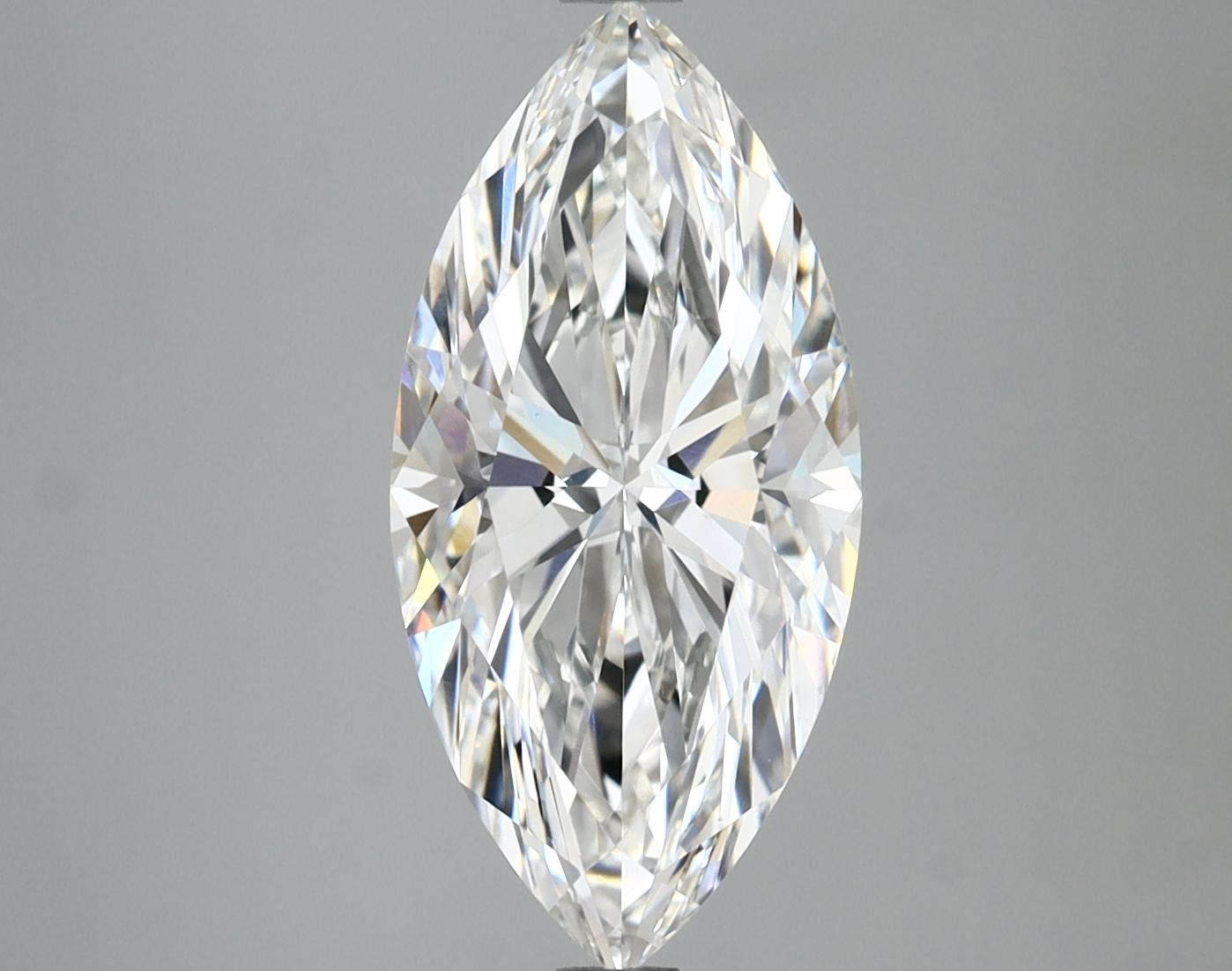 3.06 Carat Marquise Shaped Excellent Cut VS1 IGI Certified Lab Grown Diamond