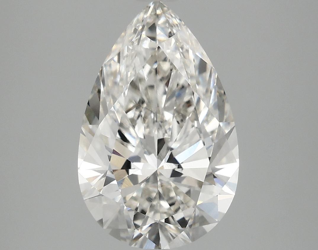 2.52 Carat Pear Shaped Ideal Cut VVS2 IGI Certified Lab Grown Diamond