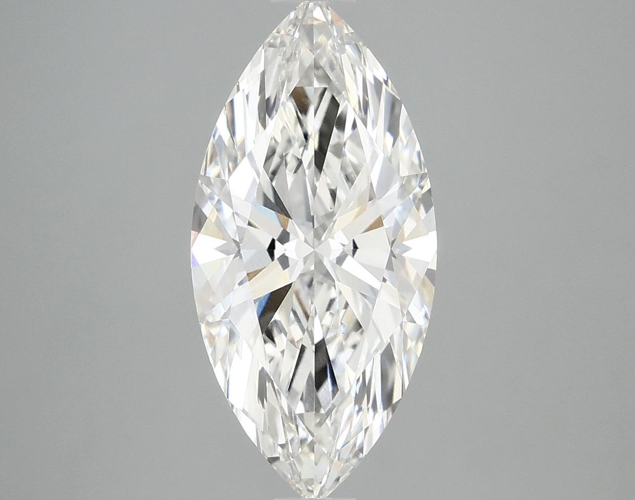 2.81 Carat Marquise Shaped Excellent Cut VS1 IGI Certified Lab Grown Diamond