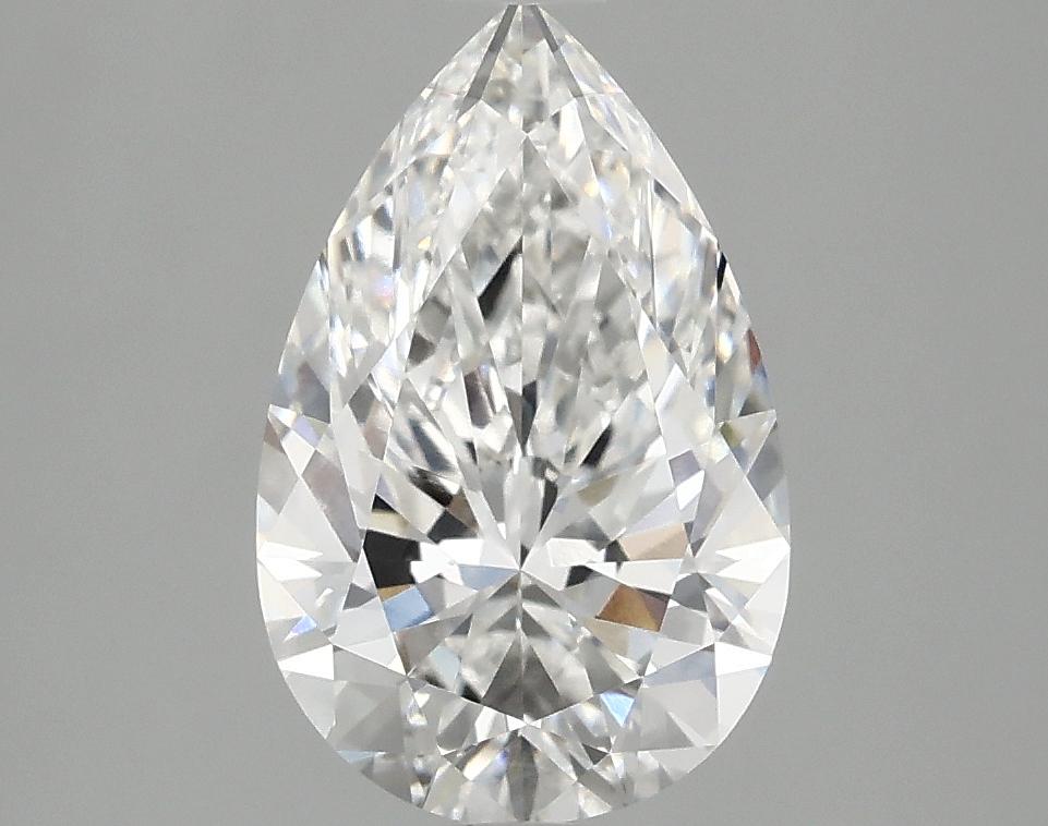 2.02 Carat Pear Shaped Ideal Cut VVS2 IGI Certified Lab Grown Diamond