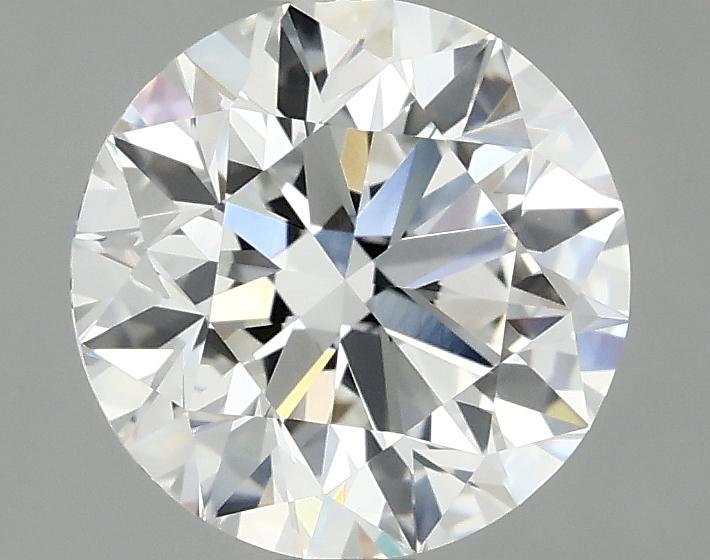 2.05 Carat Round Shaped Excellent Cut VVS2 IGI Certified Lab Grown Diamond