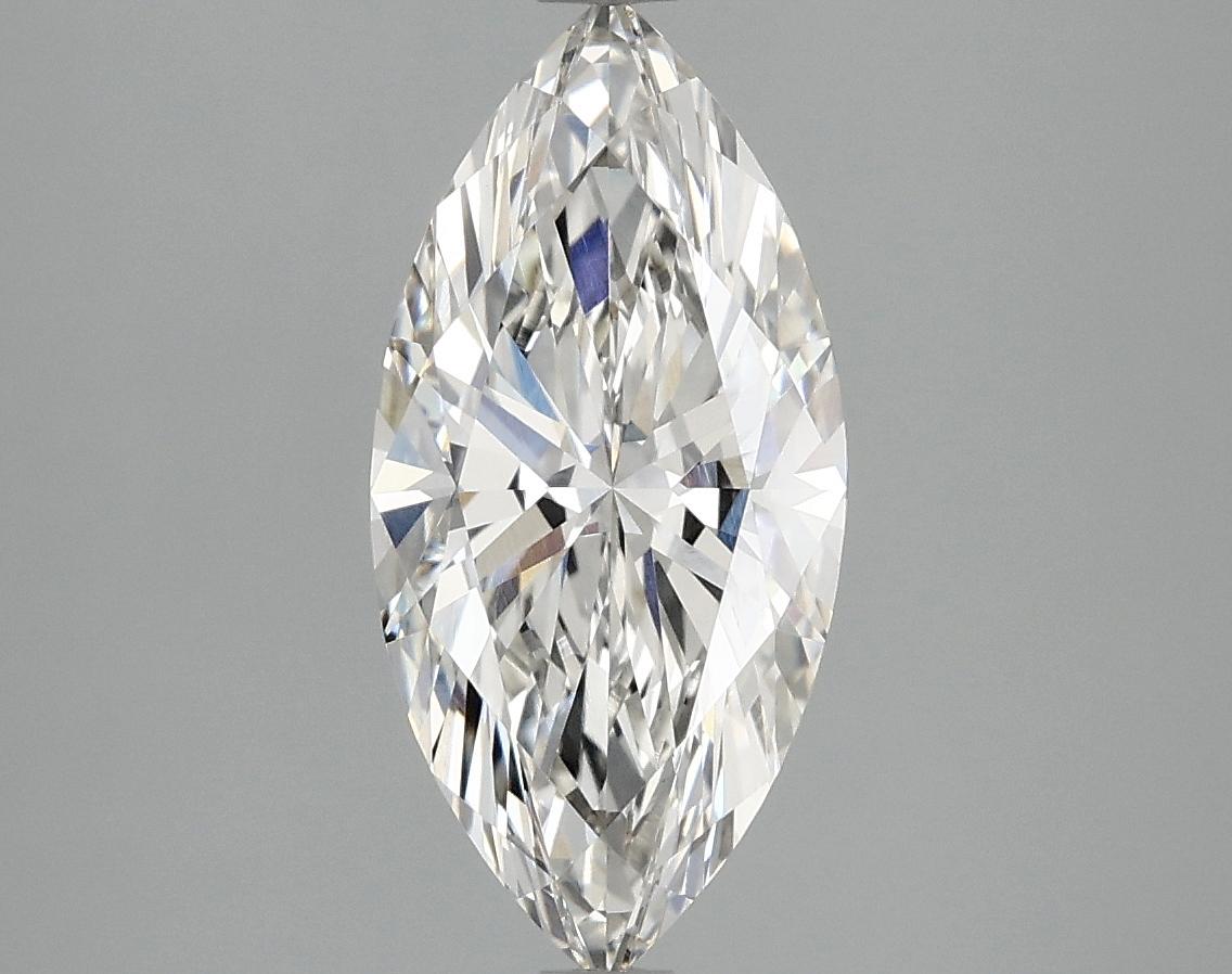 2.05 Carat Marquise Shaped Excellent Cut VVS2 IGI Certified Lab Grown Diamond