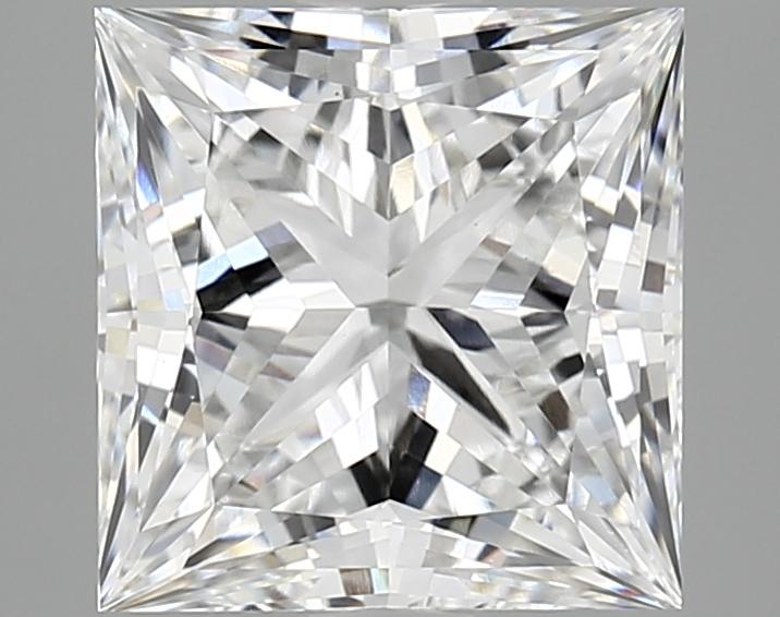3.86 Carat Princess Shaped Ideal Cut VVS2 IGI Certified Lab Grown Diamond