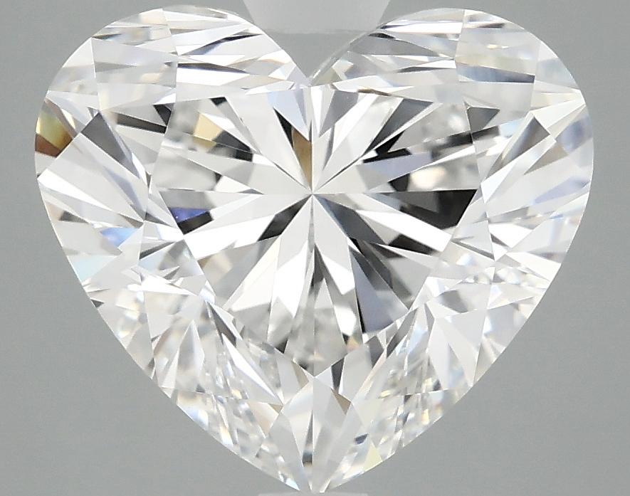 5.07 Carat Heart Shaped Ideal Cut VVS2 IGI Certified Lab Grown Diamond