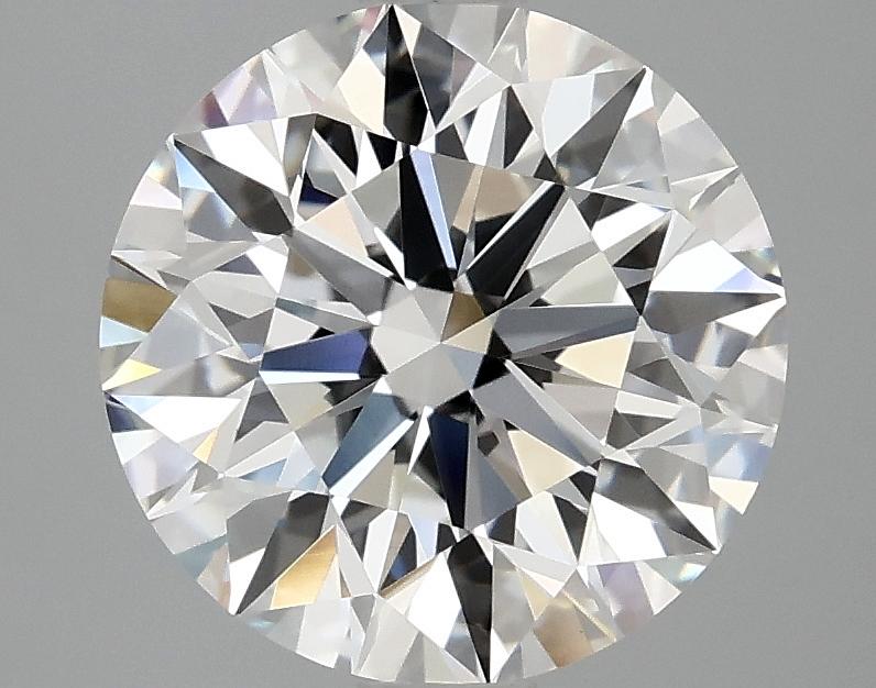 3.07 Carat Round Shaped Excellent Cut VVS2 IGI Certified Lab Grown Diamond