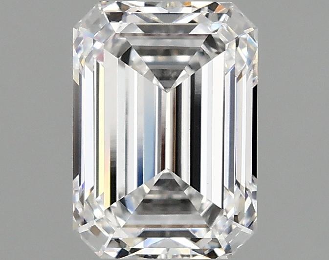 1.58 Carat Emerald Shaped Excellent Cut VVS2 IGI Certified Lab Grown Diamond