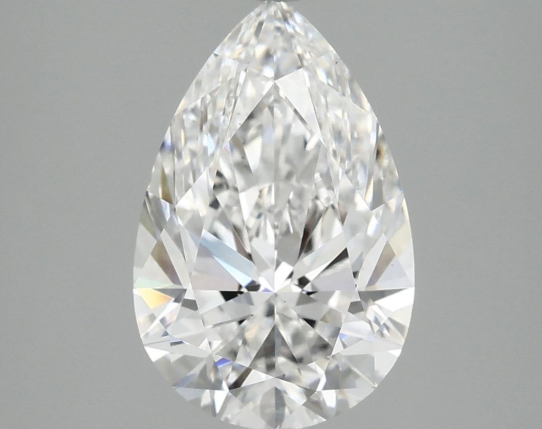 3.04 Carat Pear Shaped Ideal Cut VS2 IGI Certified Lab Grown Diamond