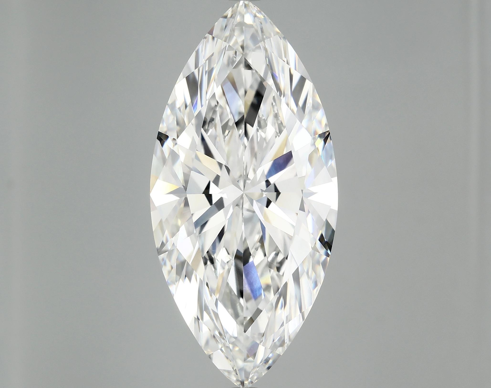 11.11 Carat Marquise Shaped Excellent Cut VVS2 IGI Certified Lab Grown Diamond