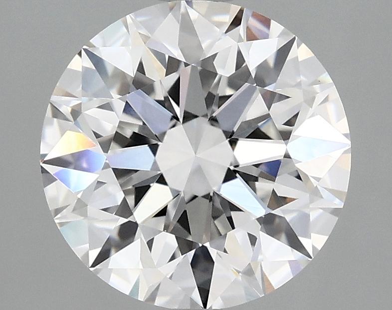 3.09 Carat Round Shaped Ideal Cut VVS2 IGI Certified Lab Grown Diamond