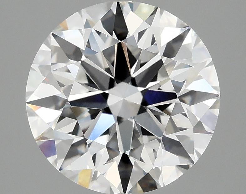 3.08 Carat Round Shaped Excellent Cut VVS2 IGI Certified Lab Grown Diamond