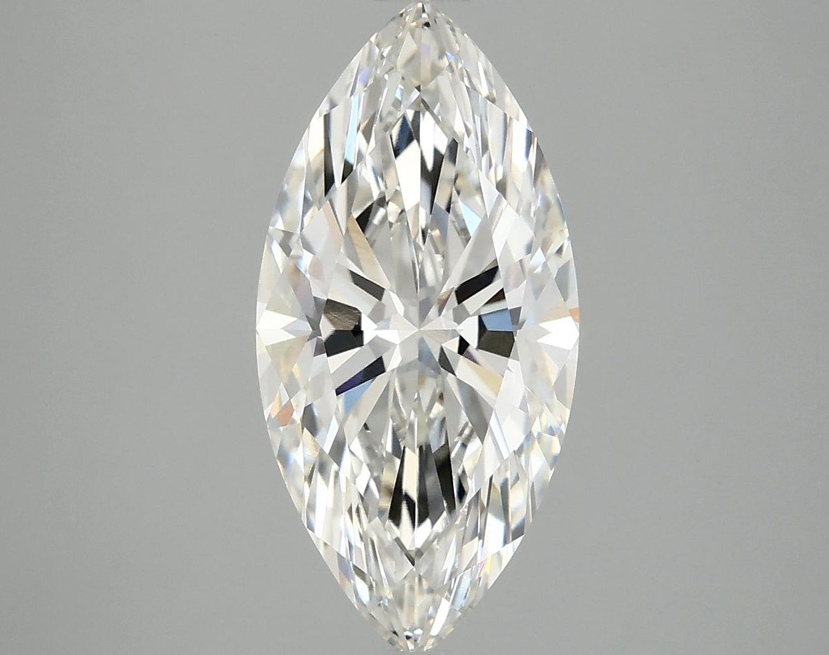 3.03 Carat Marquise Shaped Excellent Cut VVS2 IGI Certified Lab Grown Diamond
