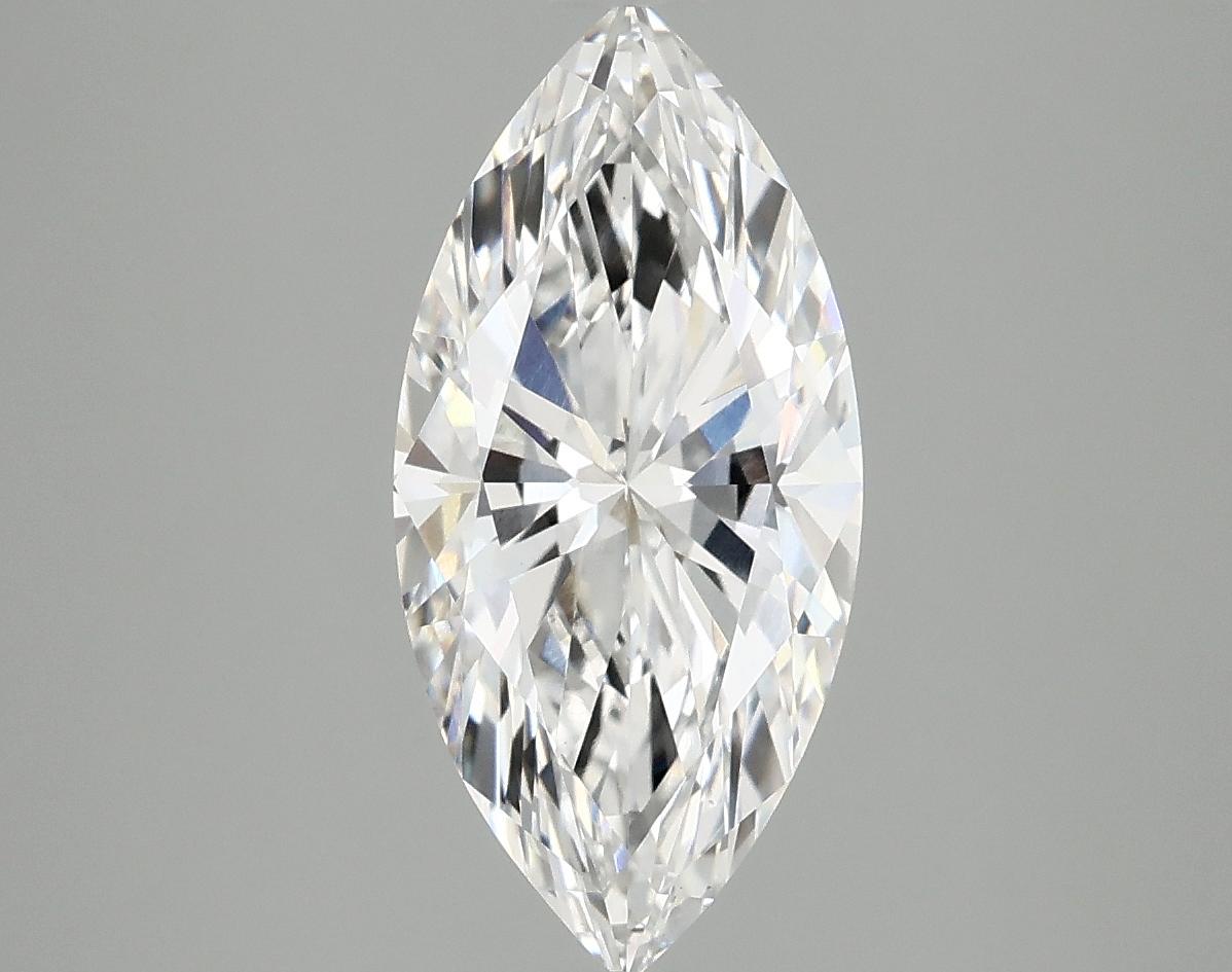 2.37 Carat Marquise Shaped Excellent Cut VVS2 IGI Certified Lab Grown Diamond