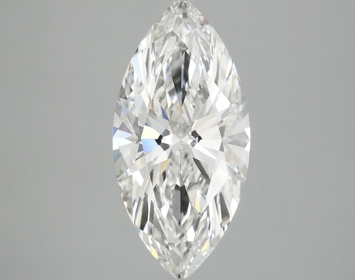 3.01 Carat Marquise Shaped Excellent Cut VVS2 IGI Certified Lab Grown Diamond
