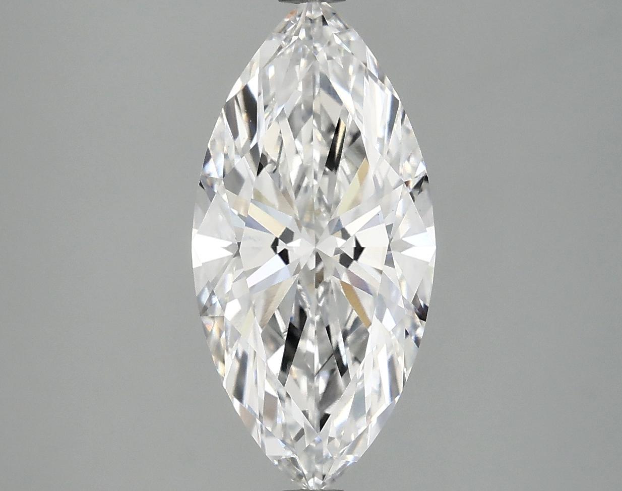 2.51 Carat Marquise Shaped Excellent Cut VS1 IGI Certified Lab Grown Diamond