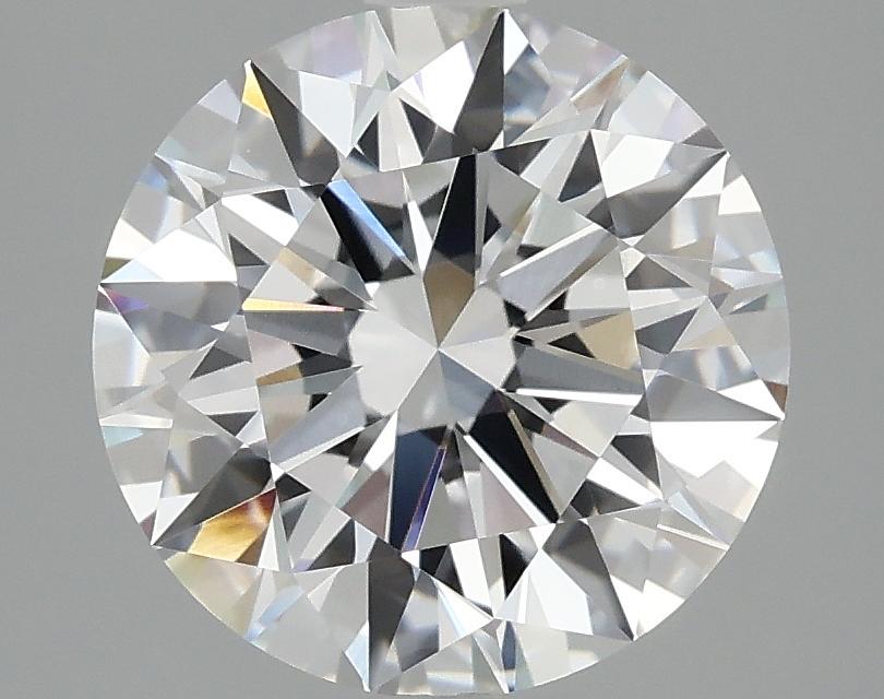 3.09 Carat Round Shaped Ideal Cut VVS2 IGI Certified Lab Grown Diamond