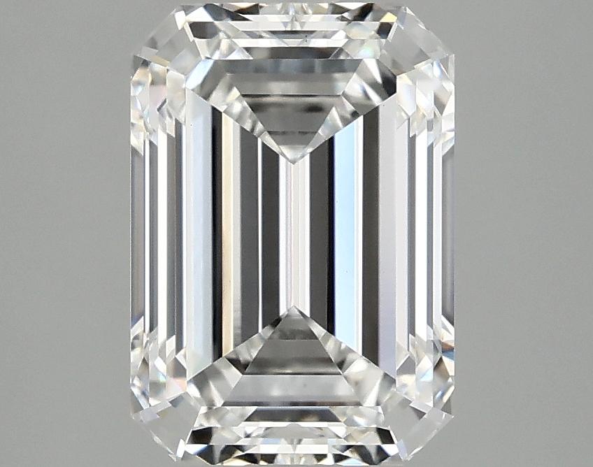 3.09 Carat Emerald Shaped Ideal Cut VVS2 IGI Certified Lab Grown Diamond