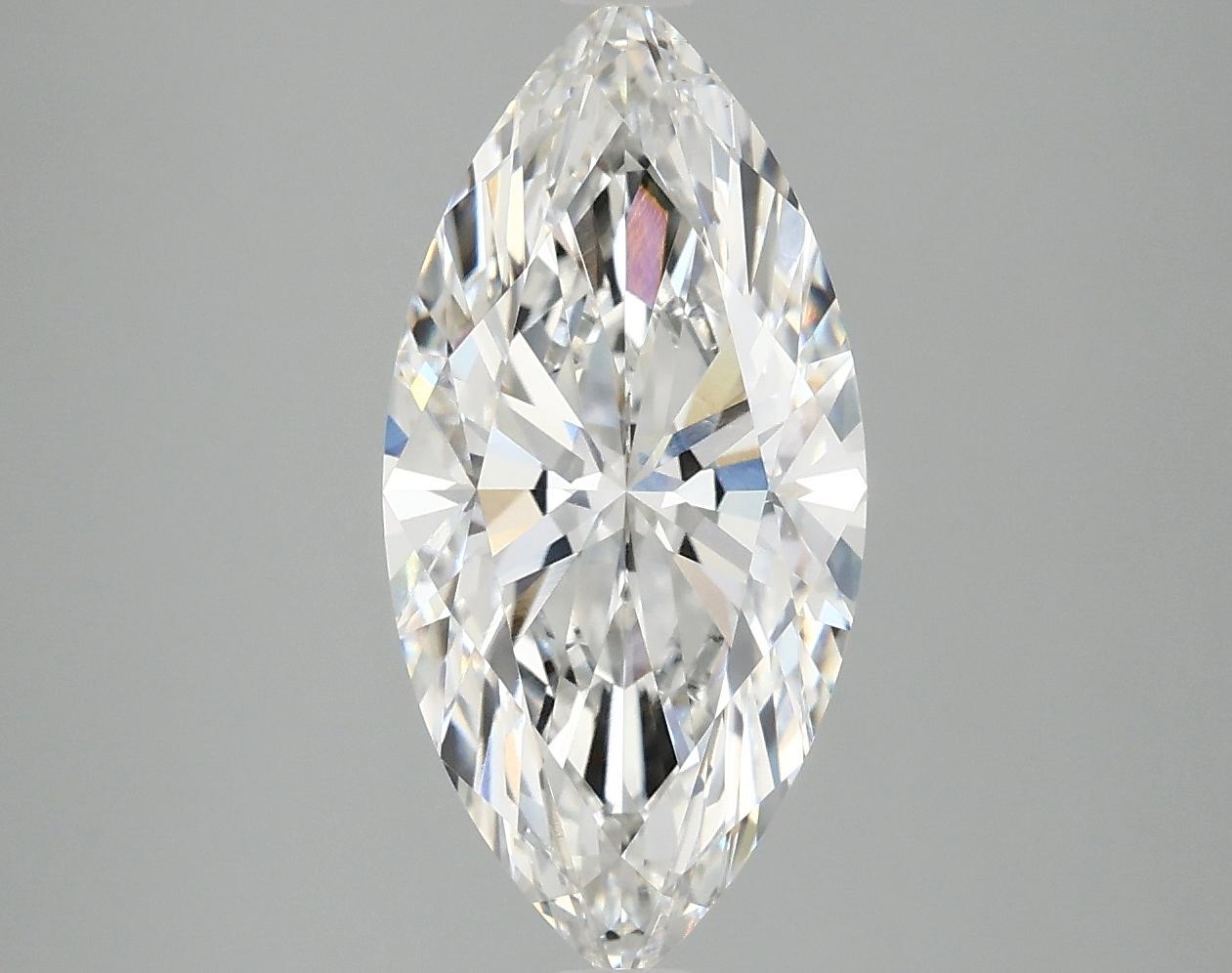 2.94 Carat Marquise Shaped Excellent Cut VS1 IGI Certified Lab Grown Diamond