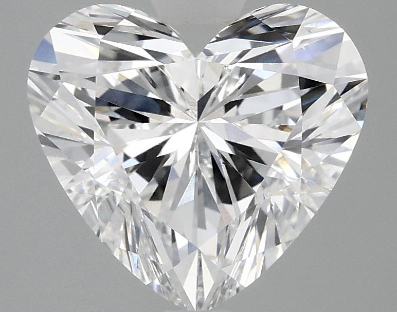3.03 Carat Heart Shaped Ideal Cut VS2 IGI Certified Lab Grown Diamond