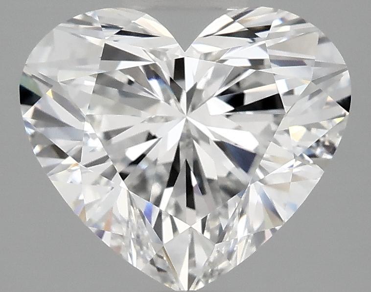 3.02 Carat Heart Shaped Ideal Cut VVS2 IGI Certified Lab Grown Diamond