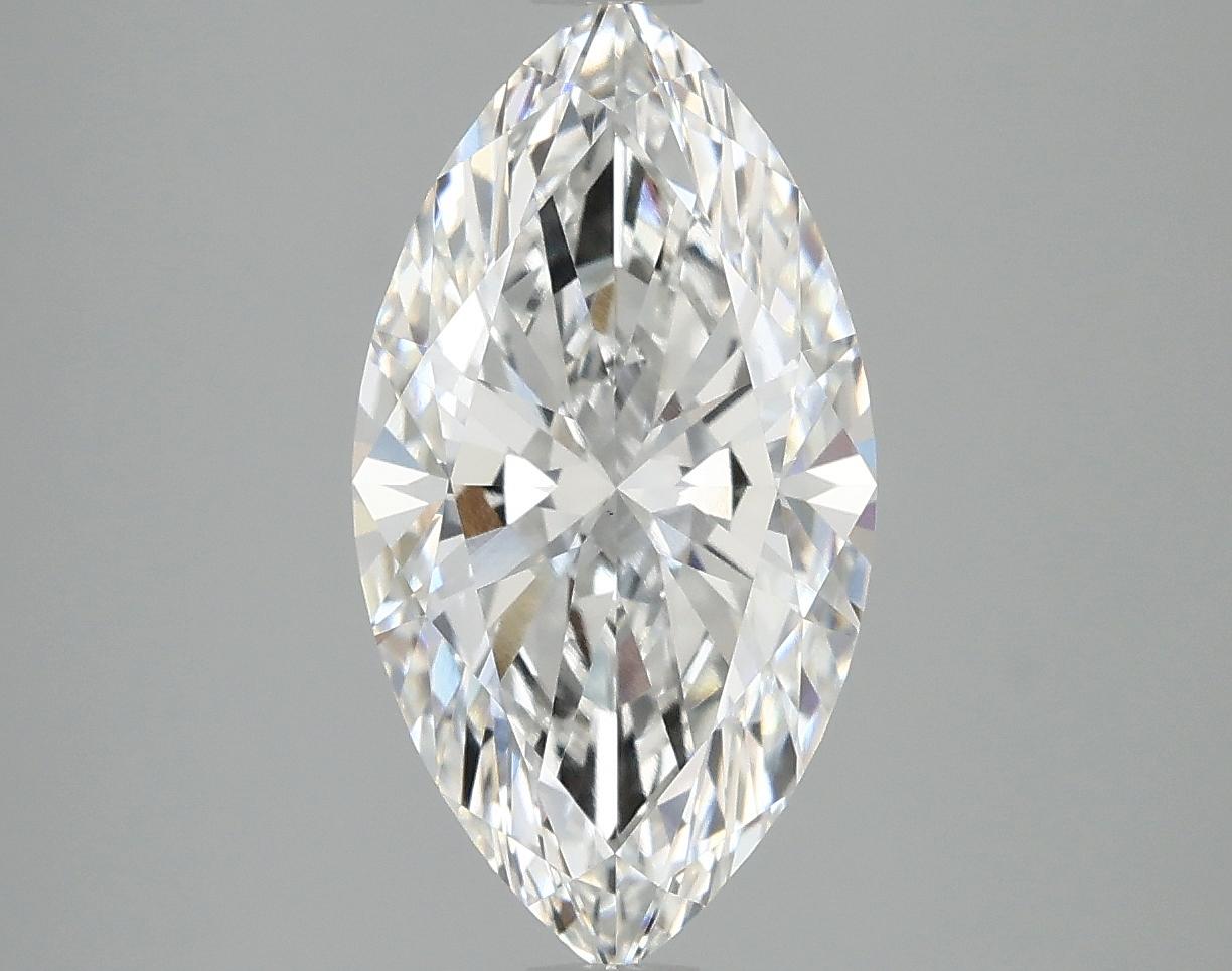 3.06 Carat Marquise Shaped Excellent Cut VVS2 IGI Certified Lab Grown Diamond