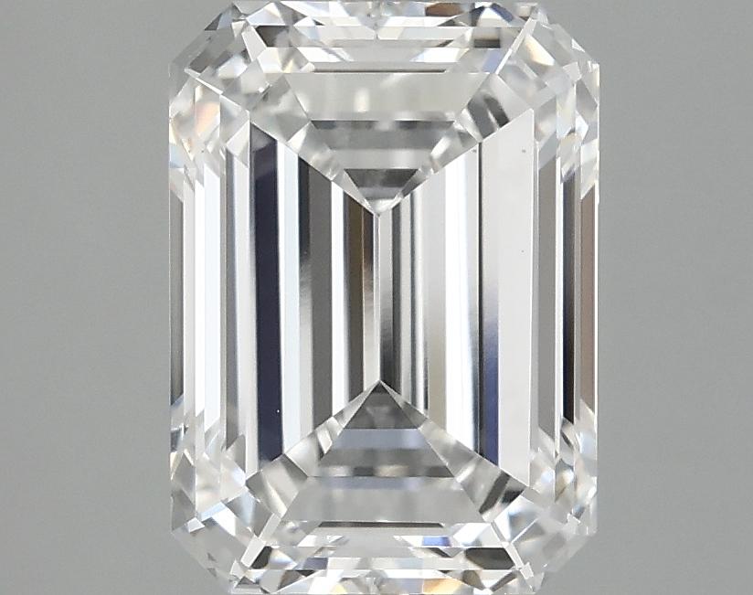 3.09 Carat Emerald Shaped Excellent Cut VS1 IGI Certified Lab Grown Diamond