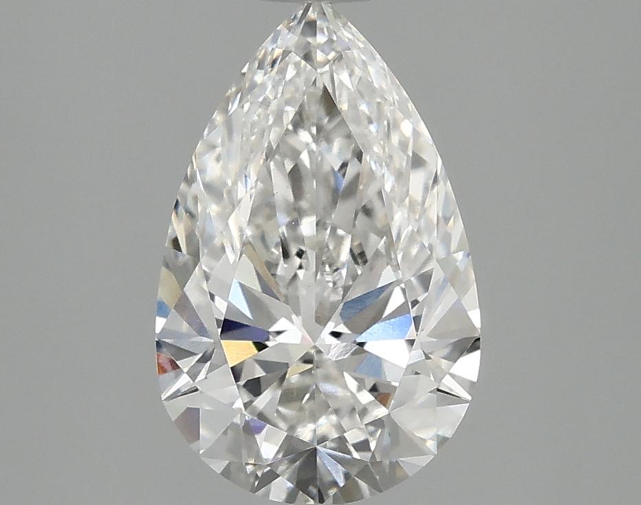 2.01 Carat Pear Shaped Ideal Cut VVS2 IGI Certified Lab Grown Diamond