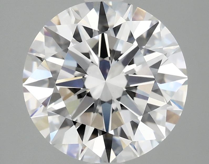 3.09 Carat Round Shaped Ideal Cut VVS2 IGI Certified Lab Grown Diamond
