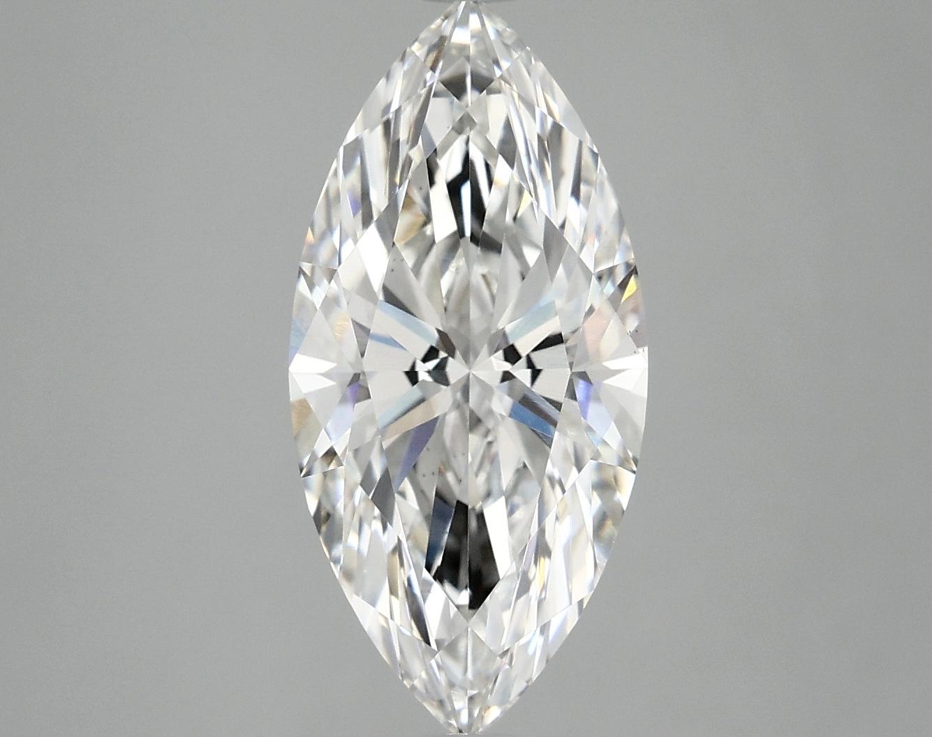 3.08 Carat Marquise Shaped Excellent Cut VS2 IGI Certified Lab Grown Diamond