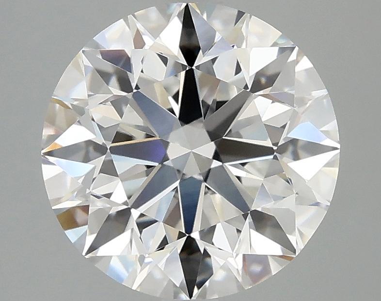 3.08 Carat Round Shaped Excellent Cut VVS2 IGI Certified Lab Grown Diamond