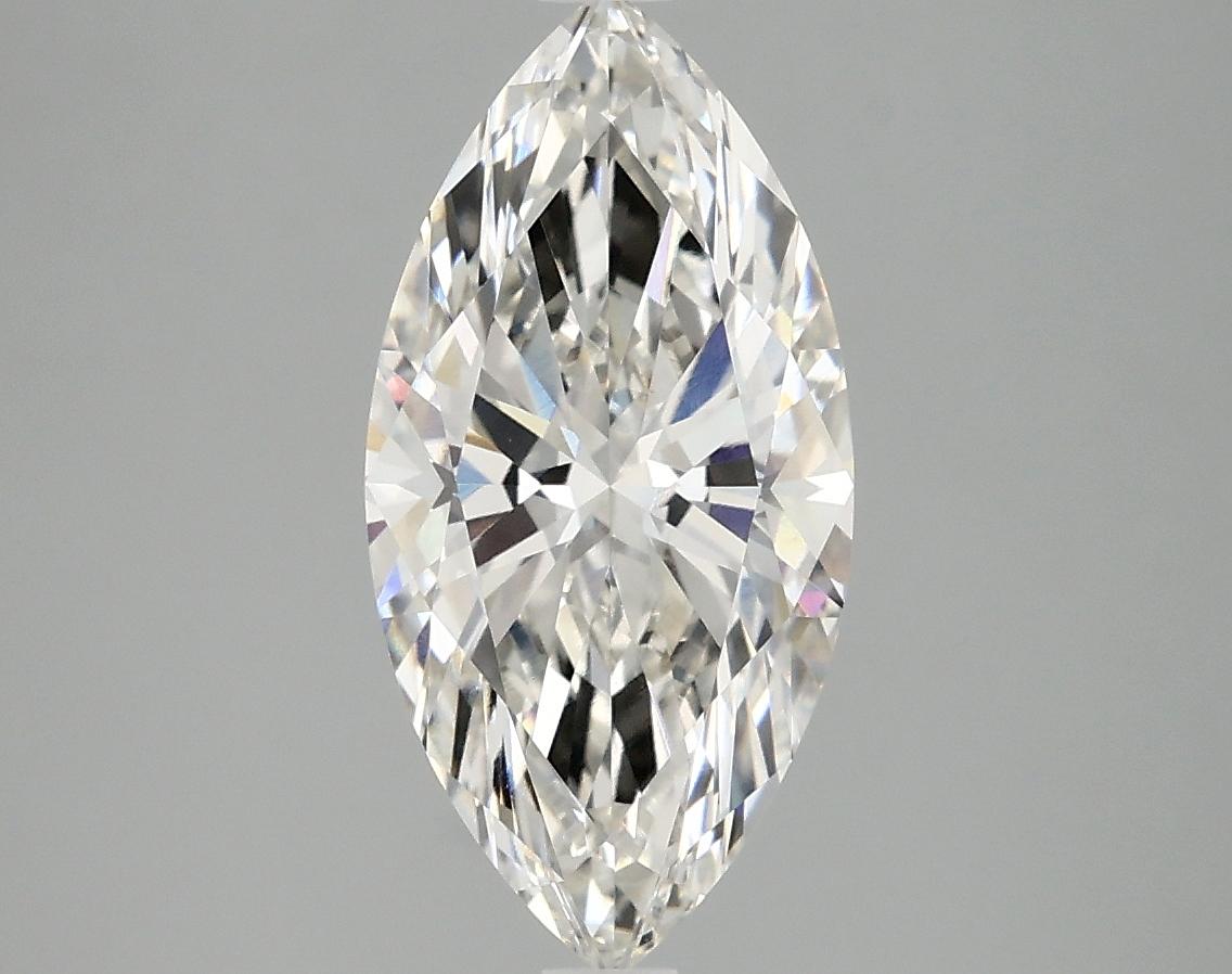 2.42 Carat Marquise Shaped Ideal Cut VVS2 IGI Certified Lab Grown Diamond