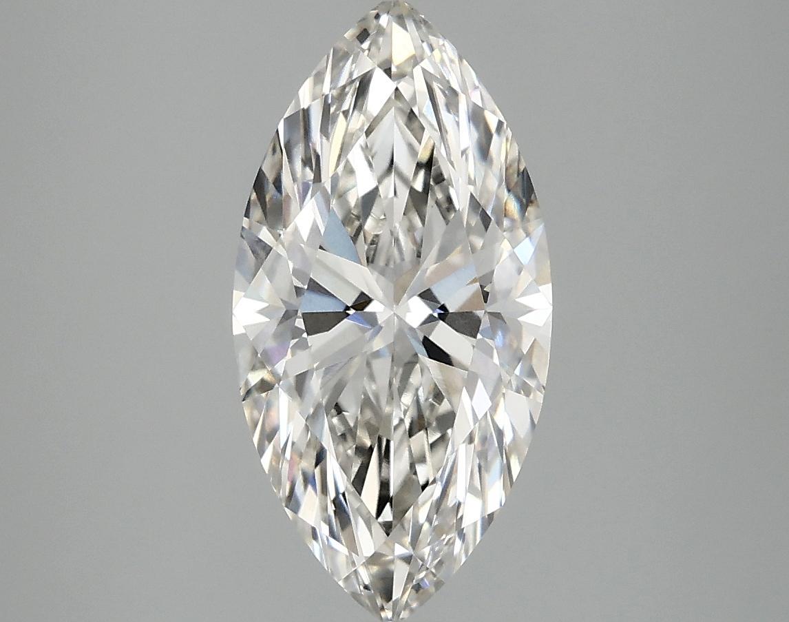2.55 Carat Marquise Shaped Ideal Cut VVS2 IGI Certified Lab Grown Diamond