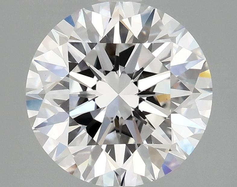 3.07 Carat Round Shaped Excellent Cut VVS2 IGI Certified Lab Grown Diamond