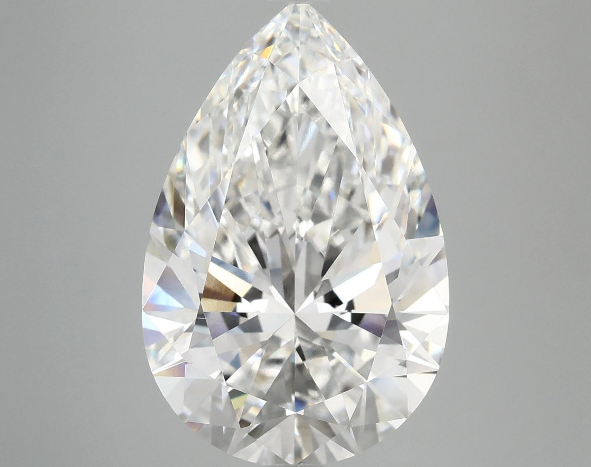 7.05 Carat Pear Shaped Excellent Cut VVS2 IGI Certified Lab Grown Diamond