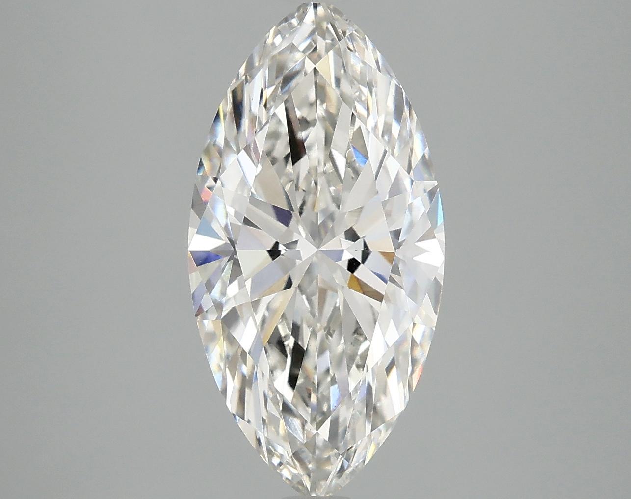 2.98 Carat Marquise Shaped Ideal Cut VVS2 IGI Certified Lab Grown Diamond