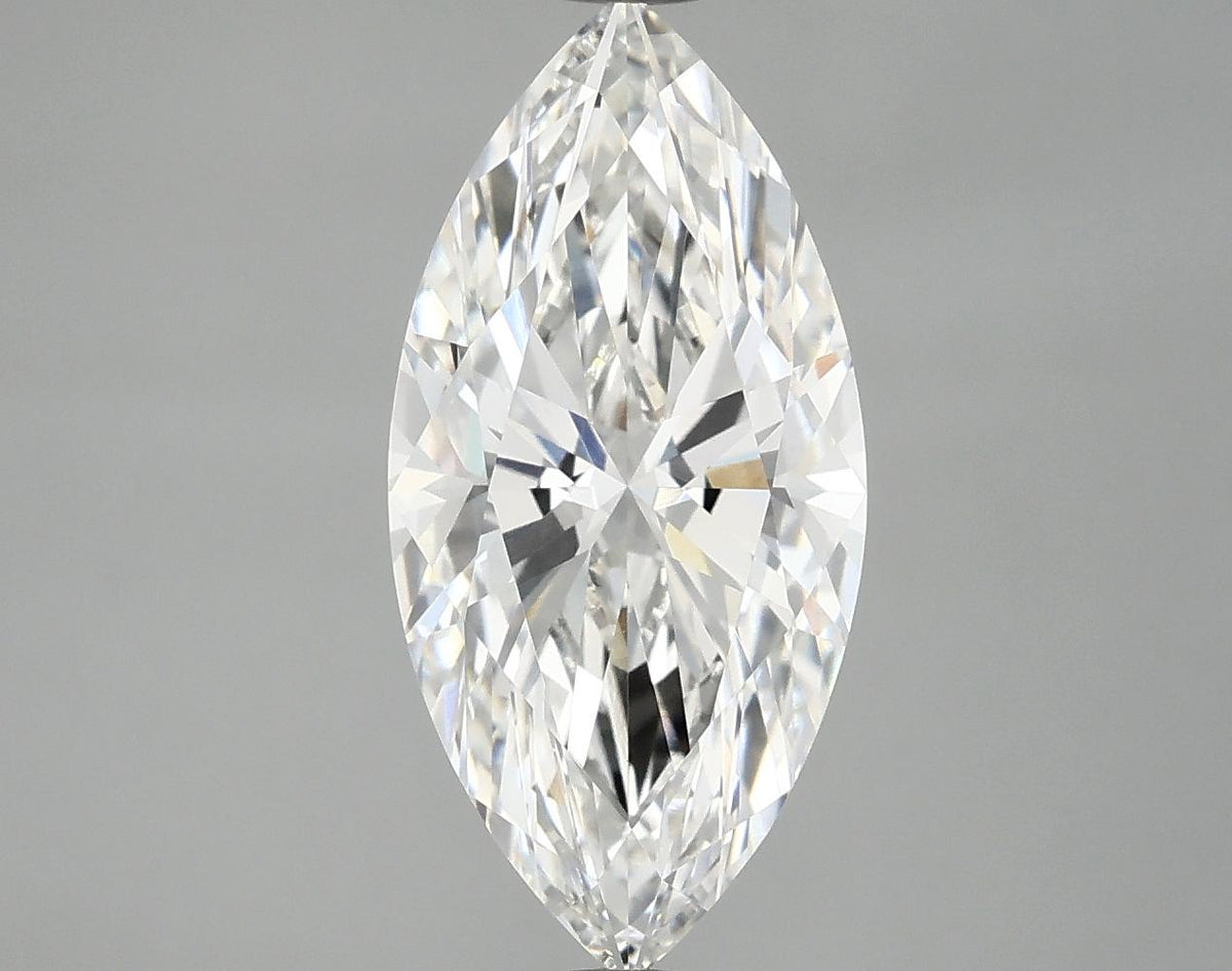 3.03 Carat Marquise Shaped Excellent Cut VVS2 IGI Certified Lab Grown Diamond