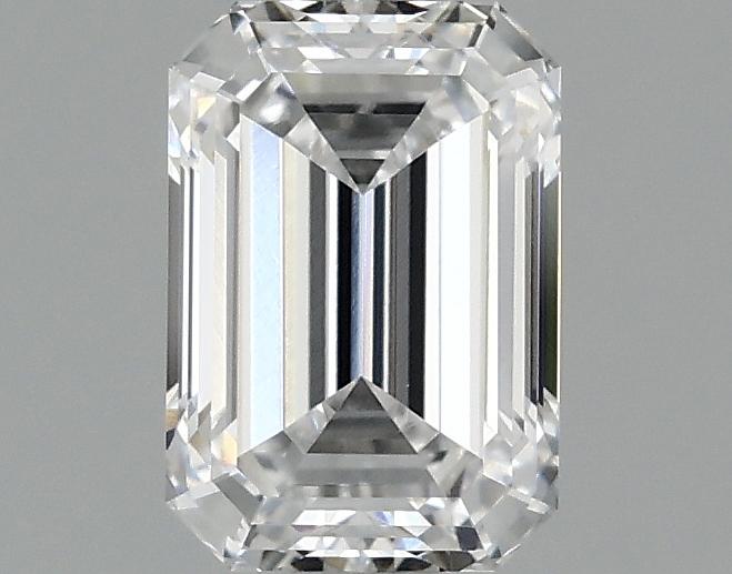 0.98 Carat Emerald Shaped Ideal Cut VVS2 IGI Certified Lab Grown Diamond