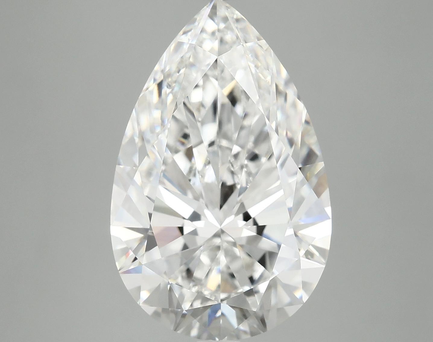7.18 Carat Pear Shaped Ideal Cut VVS2 IGI Certified Lab Grown Diamond