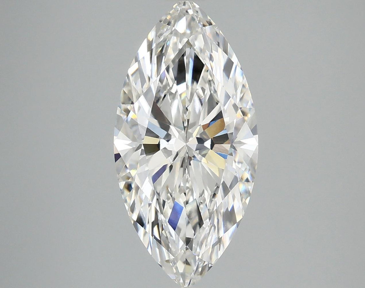 3.06 Carat Marquise Shaped Ideal Cut VVS2 IGI Certified Lab Grown Diamond