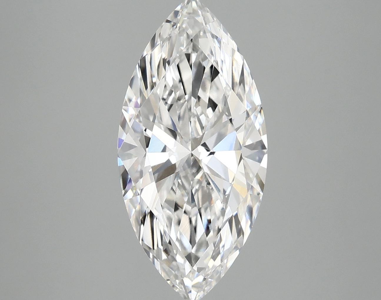 2.97 Carat Marquise Shaped Excellent Cut VS1 IGI Certified Lab Grown Diamond