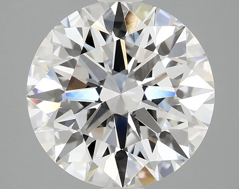 3.08 Carat Round Shaped Ideal Cut VVS2 IGI Certified Lab Grown Diamond