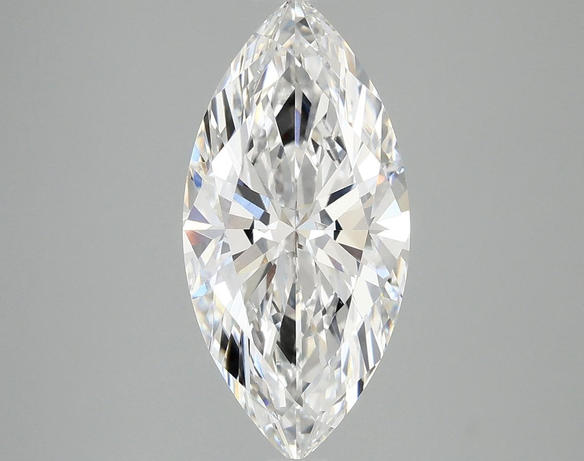 3.02 Carat Marquise Shaped Excellent Cut VVS2 IGI Certified Lab Grown Diamond