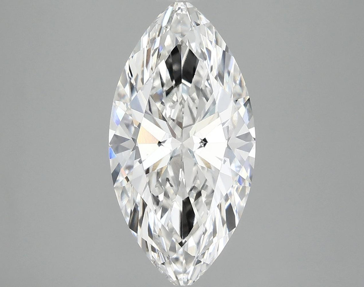 3.08 Carat Marquise Shaped Ideal Cut VVS2 IGI Certified Lab Grown Diamond