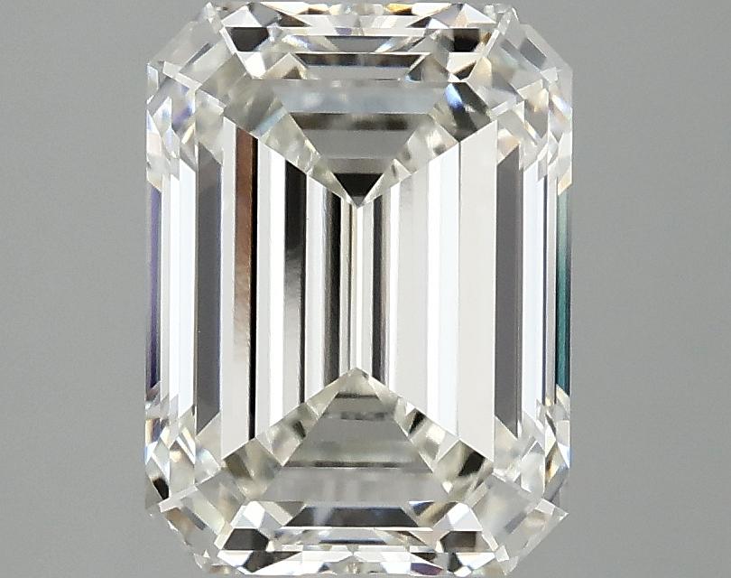 3.09 Carat Emerald Shaped Excellent Cut VVS2 IGI Certified Lab Grown Diamond